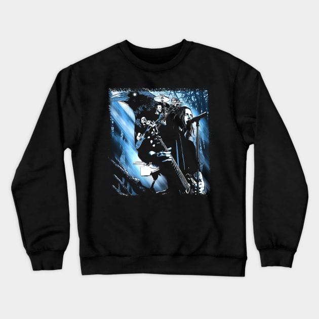 AB United Unite with Fellow Alter Fans Bridge Crewneck Sweatshirt by Mushroom Time